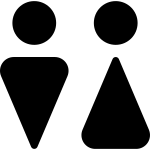 Restroom Mark 4 SVG Icon